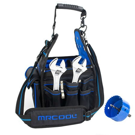 9" Heavy Duty 27 Pocket Tool Bag with Tools MRCOOL