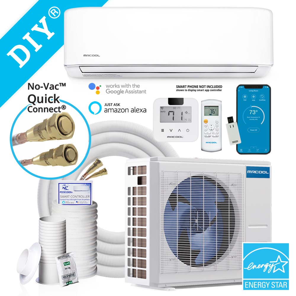 DIY 36K MRCOOL Ductless Mini Split 1500 sq. ft.