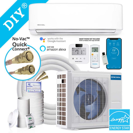 DIY 36K MRCOOL Ductless Mini Split 1500 sq. ft.